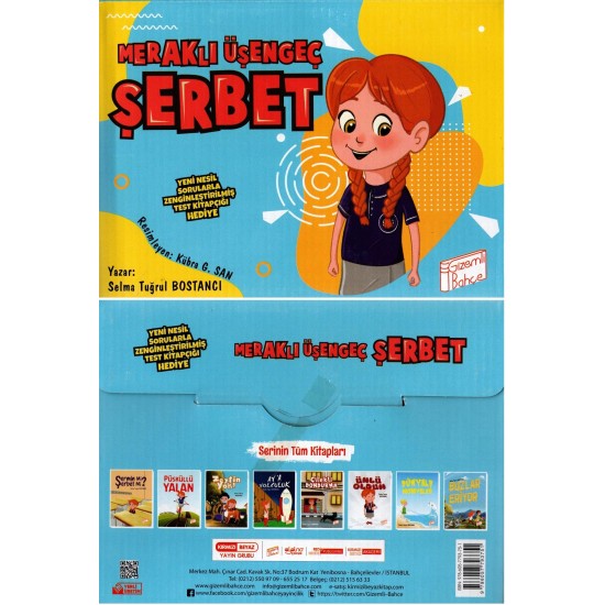 2. ve 3. Sınıf Hikaye Kitabı Meraklı Üşengeç Şerbet 8 Kitap Gizemli Bahçe