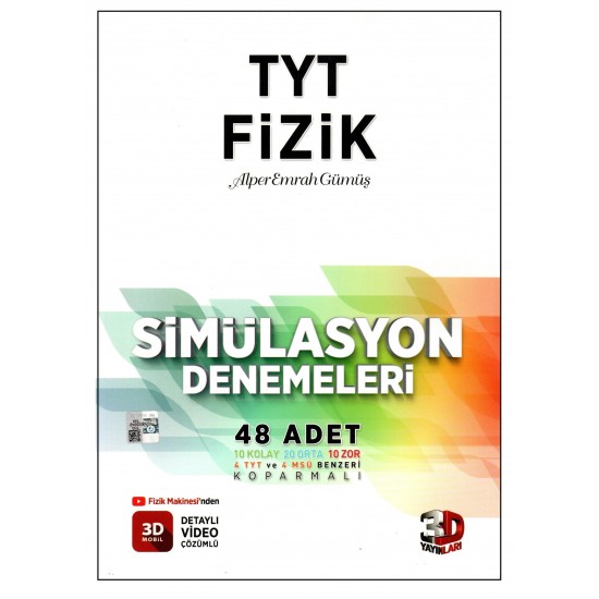 3D Yayınları TYT Fizik Simülasyon Denemeleri