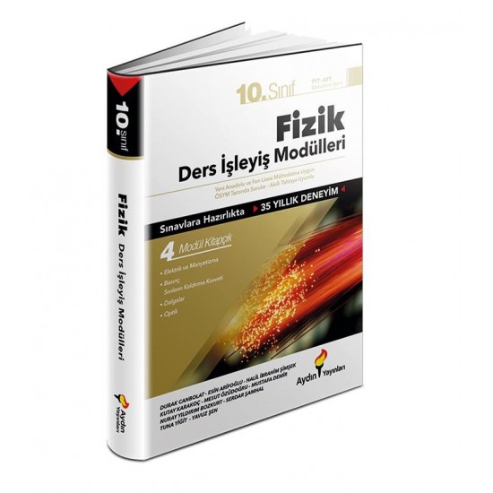 Aydın Yayınları 10. Sınıf Fizik Ders İşleyiş Modülleri