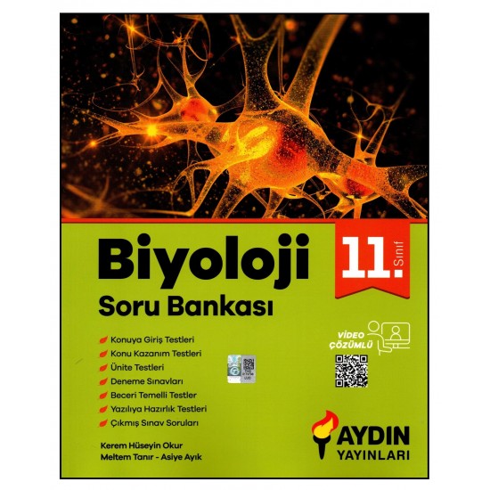 Aydın Yayınları 11. Sınıf Biyoloji Soru Bankası