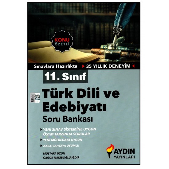 Aydın Yayınları 11. Sınıf Türk Dili ve Edebiyatı Konu Özetli Soru Bankası