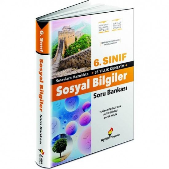 Aydın Yayınları 6. Sınıf Sosyal Bilgiler Soru Bankası