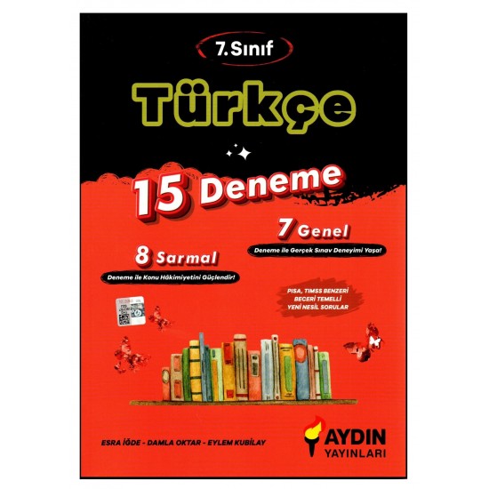 Aydın Yayınları 7. Sınıf Türkçe 15 Deneme