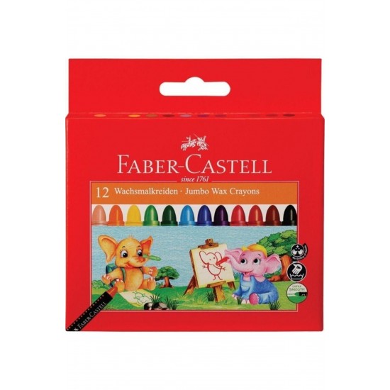 Faber Castell Süper Yıkanabilir Mum Boya 12