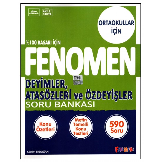 Fenomen 5,6,7 ve 8. Sınıf Deyimler, Atasözleri ve Özdeyişler Soru Bankası