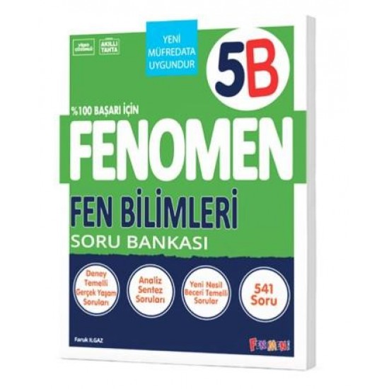 Fenomen 5. Sınıf Fen Bilimleri (B) Soru Bankası