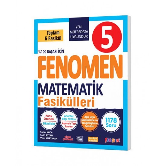 Fenomen 5. Sınıf Matematik Konu Özetli Soru Bankası Fasikülleri 6 Fasikül