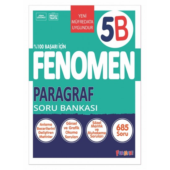 Fenomen 5. Sınıf Paragraf Soru Bankası (B)