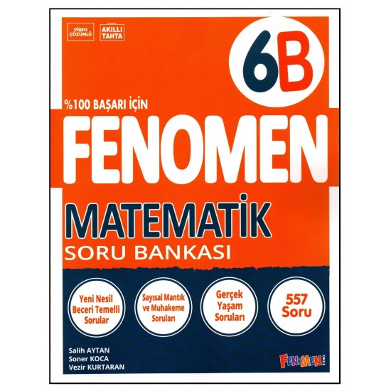 Fenomen 6. Sınıf Matematik Soru Bankası (B)