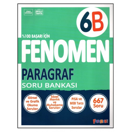 Fenomen 6. Sınıf Paragraf Soru Bankası (B)