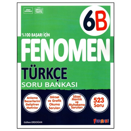 Fenomen 6. Sınıf Türkçe Soru Bankası (B)