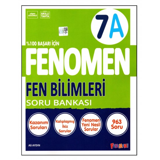 Fenomen 7. Sınıf Fen Bilimleri Soru Bankası (A)