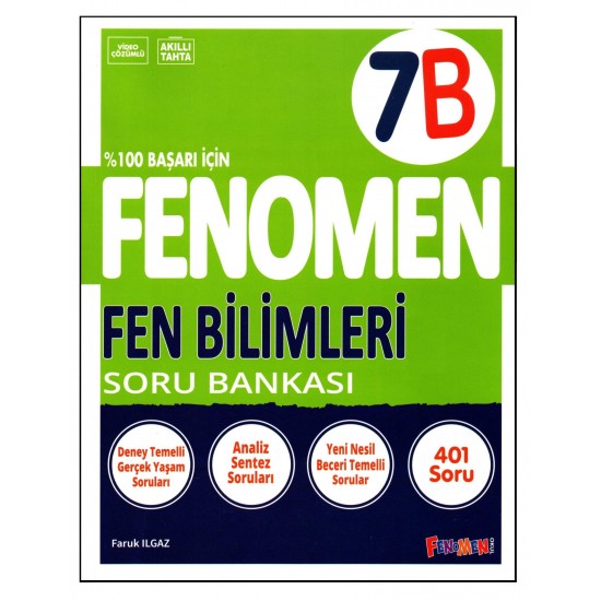 Fenomen 7. Sınıf Fen Bilimleri Soru Bankası (B)