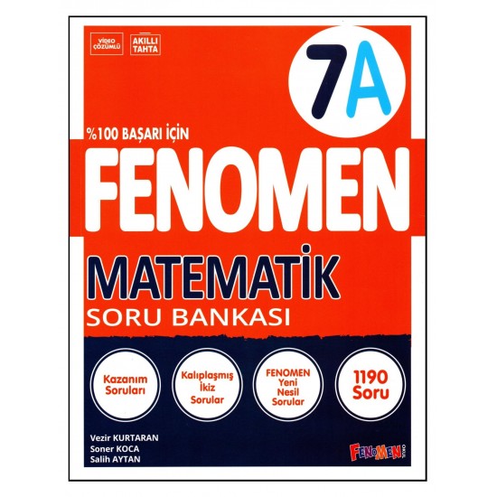 Fenomen 7. Sınıf Matematik Soru Bankası (A)