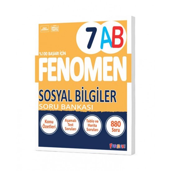 Fenomen 7. Sınıf Sosyal Bilgiler (AB) Soru Bankası