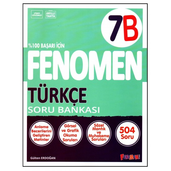 Fenomen 7. Sınıf Türkçe Soru Bankası (B)