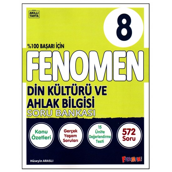 Fenomen 8. Sınıf LGS Din Kültürü ve Ahlak Bilgisi Konu Özetli Soru Bankası