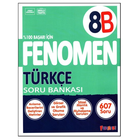 Fenomen 8. Sınıf LGS Türkçe Soru Bankası (B)