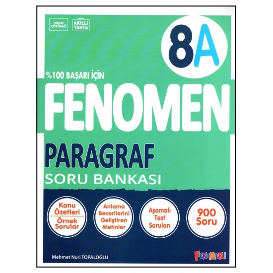 Fenomen 8. Sınıf LGS Paragraf Soru Bankası (A)