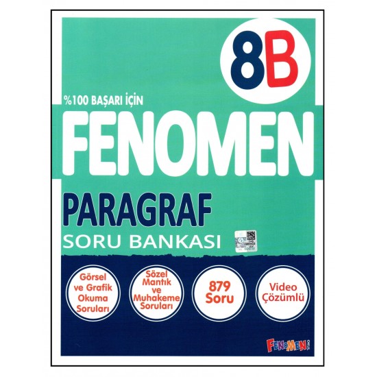 Fenomen 8. Sınıf LGS Paragraf Soru Bankası (B)