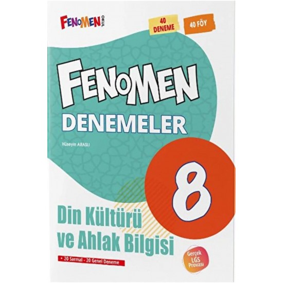 Fenomen Denemeler 8 Din Kültürü Ve Ahlak Bilgisi (40 Deneme)