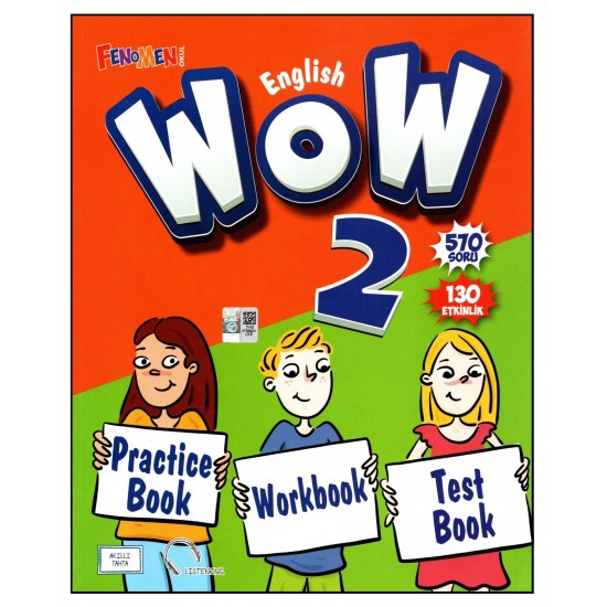 Fenomen Wow English 2. Sınıf Practice Book+Workbook+Test Book