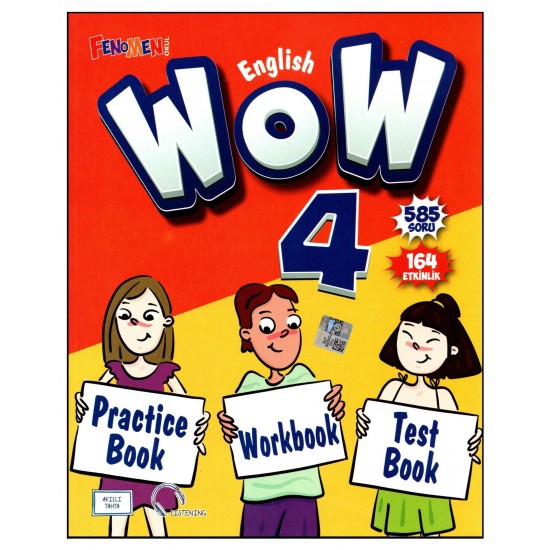 Fenomen Wow English 4. Sınıf Practice Book+Workbook+Test Book