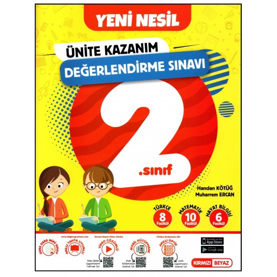 Kırmızı Beyaz 2. Sınıf Yeni Nesil Ünite Kazanım Değerlendirme Sınavı 