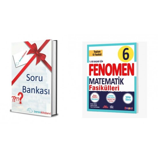 Kurmay 6.Sınıf Fenomen Matematik Fasikülleri + Soru Bankası Hediye 