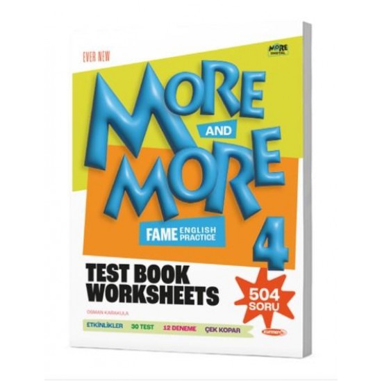 Kurmay ELT More and More 4. Sınıf Test Book Worksheets 2025