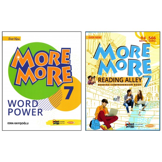 Kurmay ELT More and More 7. Sınıf Word Power+Reading Alley 2 Kitap