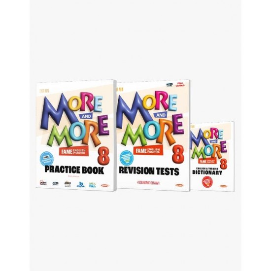 Kurmay ELT More and More 8. Sınıf English Practice Book+Dictionary+Revision Tests 2025