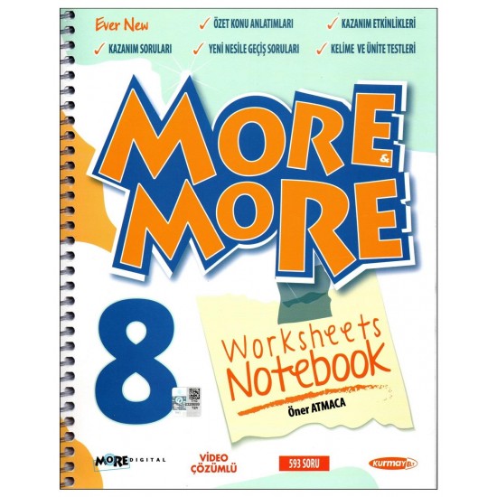 Kurmay ELT More and More 8. Sınıf LGS Worksheets Notebook