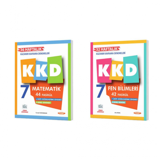 Kurmay Yayınları 7. sınıf KKD Matematik+Fen Bilimleri (2Kitap)