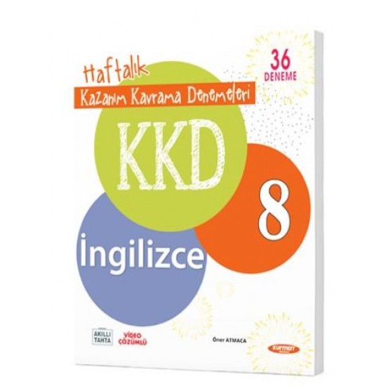 Kurmay Yayınları 8. sınıf KKD İngilizce 