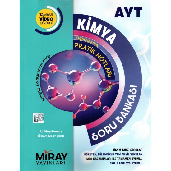 Miray Yayınları AYT Kimya Soru Bankası