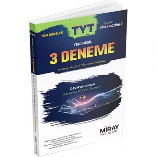 Miray Yayınları TYT 3 Lü Deneme 