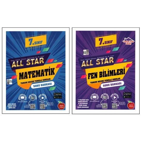 Newton 7. Sınıf Matematik+Fen Bilimleri All Star Soru Bankası 2 kitap