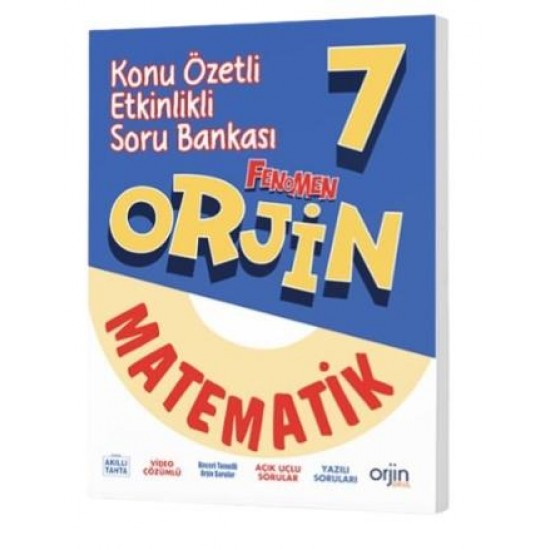 Orjin 7.Sınıf Matematik Konu Özetli Etkinlikli Soru Bankası