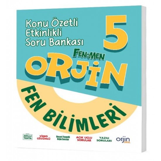 Orjin 5.Sınıf Fen Bilimleri Konu Özetli Etkinlikli Soru Bankası