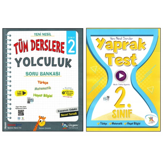 Üçgen+5 Renk 2. Sınıf Soru Bankası + Yaprak Test 2 Kitap