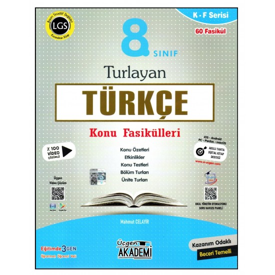 Üçgen Akademi 8. Sınıf LGS Türkçe Konu Fasikülleri