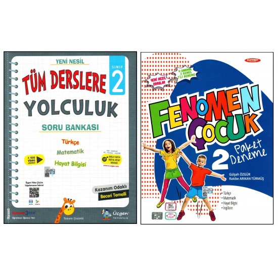 Üçgen+Fenomen 2. Sınıf Soru Bankası+Deneme 2 Kitap