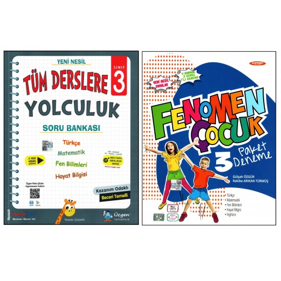 Üçgen+Fenomen 3. Sınıf Soru Bankası+Deneme 2 Kitap